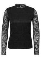 Langarm Shirt aus Spitze