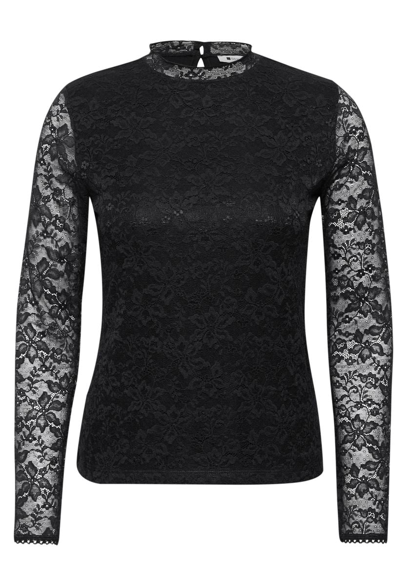 Langarm Shirt aus Spitze