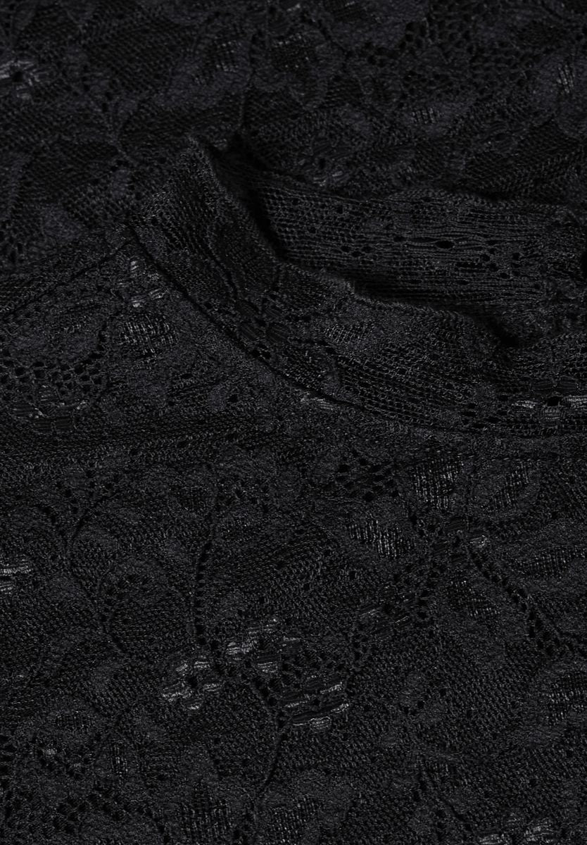 Langarm Shirt aus Spitze
