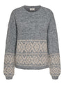 JDYDINA L/S ON FAROE ISLAND PULLOVE KNT