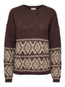 JDYDINA L/S ON FAROE ISLAND PULLOVE KNT