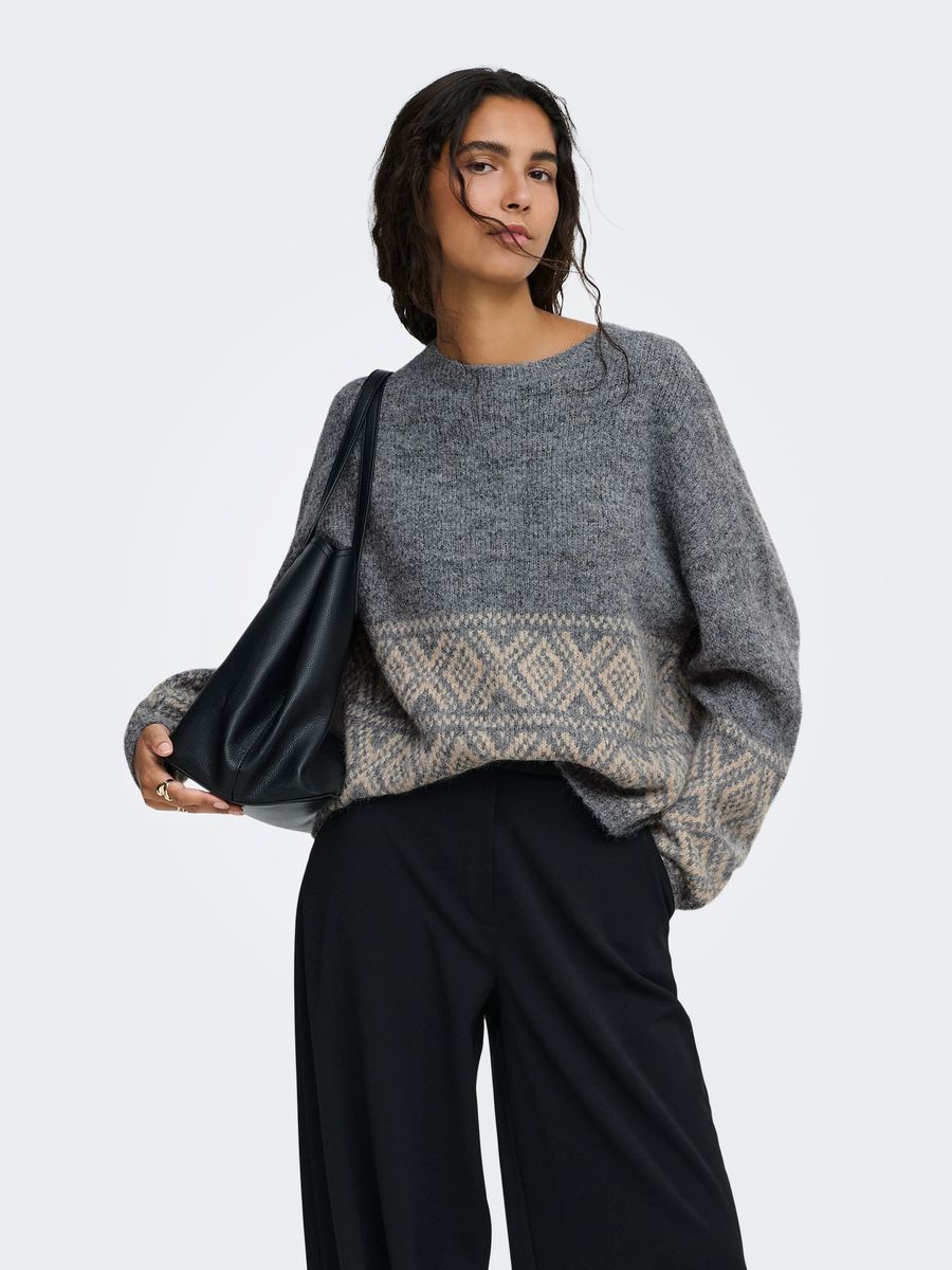 JDYDINA L/S ON FAROE ISLAND PULLOVE KNT