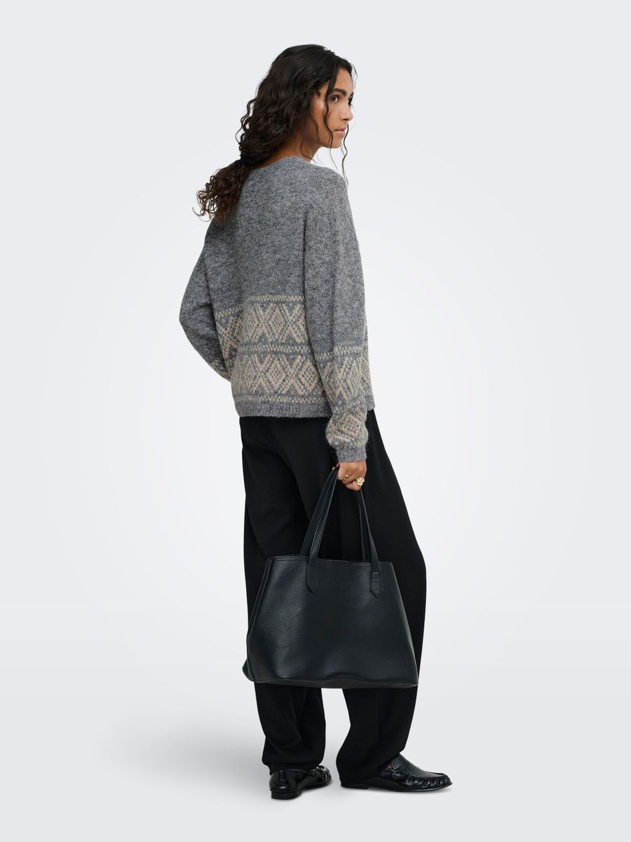 JDYDINA L/S ON FAROE ISLAND PULLOVE KNT