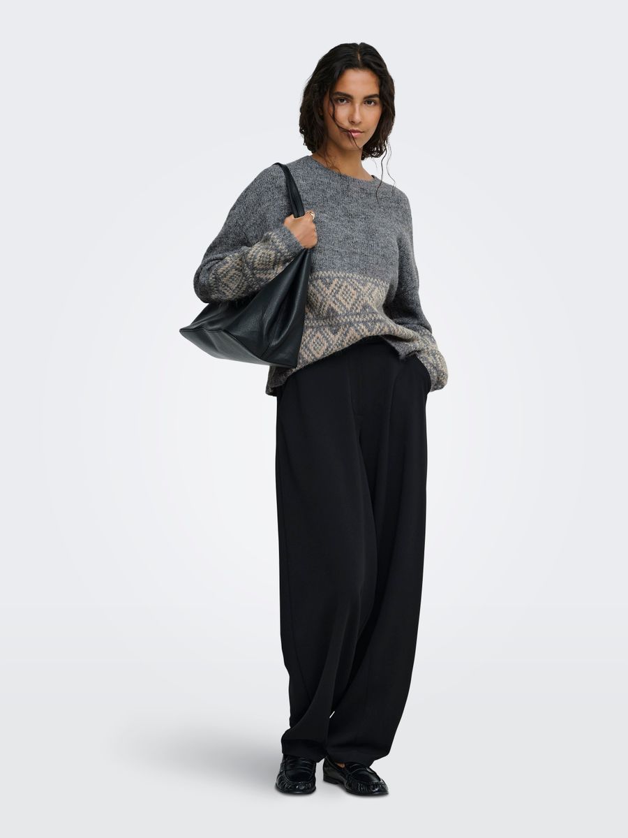 JDYDINA L/S ON FAROE ISLAND PULLOVE KNT