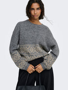 JDYDINA L/S ON FAROE ISLAND PULLOVE KNT