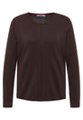 Basic Pullover mit Rundhals