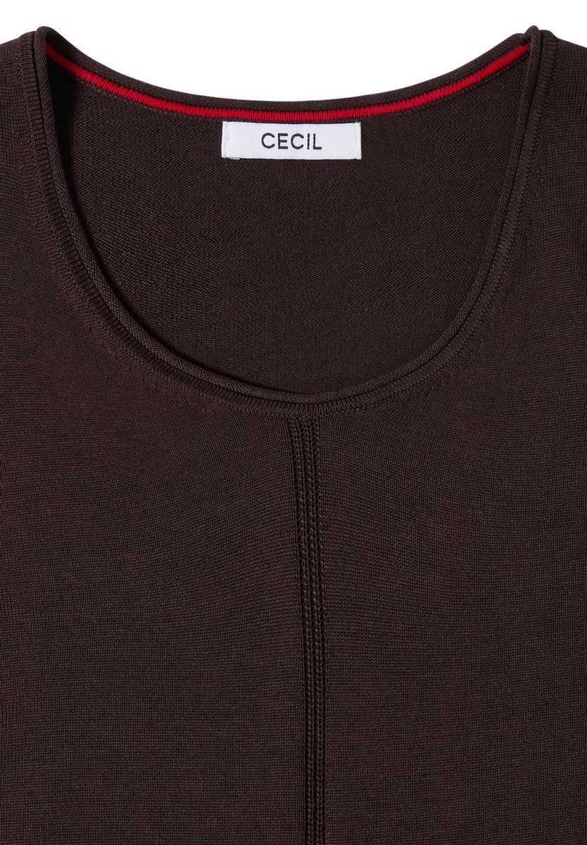 Basic Pullover mit Rundhals