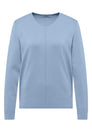 Basic Pullover mit Rundhals