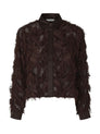 SLWMYLINE LS FLUFFY CROPPED SHIRT B