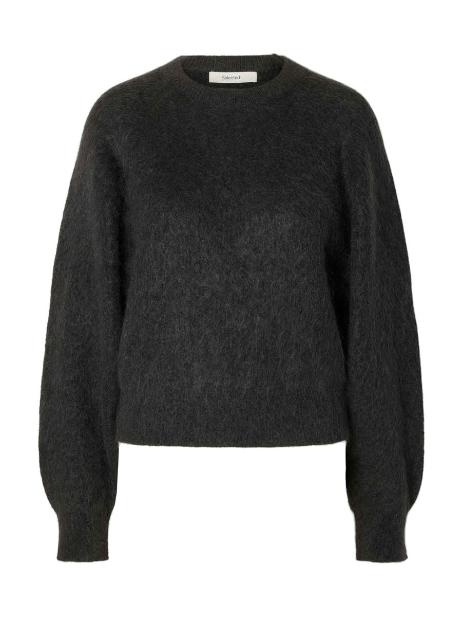 SLWMIRA LS KNIT SHORT O-NECK NOOS