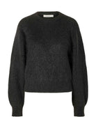 SLWMIRA LS KNIT SHORT O-NECK NOOS