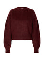 SLWMIRA LS KNIT SHORT O-NECK NOOS