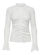 JDYLALA L/S HIGH NECK LACE TOP JRS
