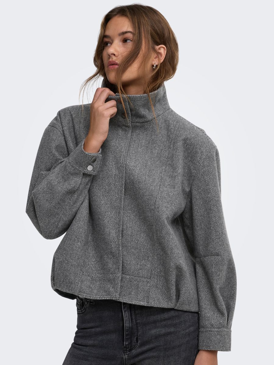 ONLASTA HIGH COLLAR BOMBER JACKET OTW