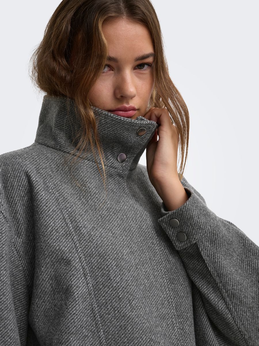 ONLASTA HIGH COLLAR BOMBER JACKET OTW