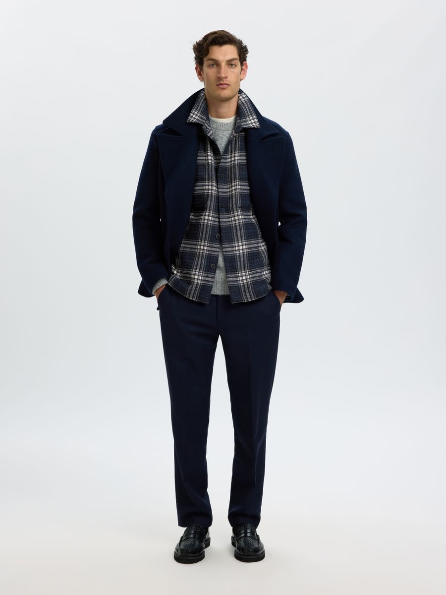 SLMOLE-PABLO WOOL BLEND OVERSHIRT NOOS