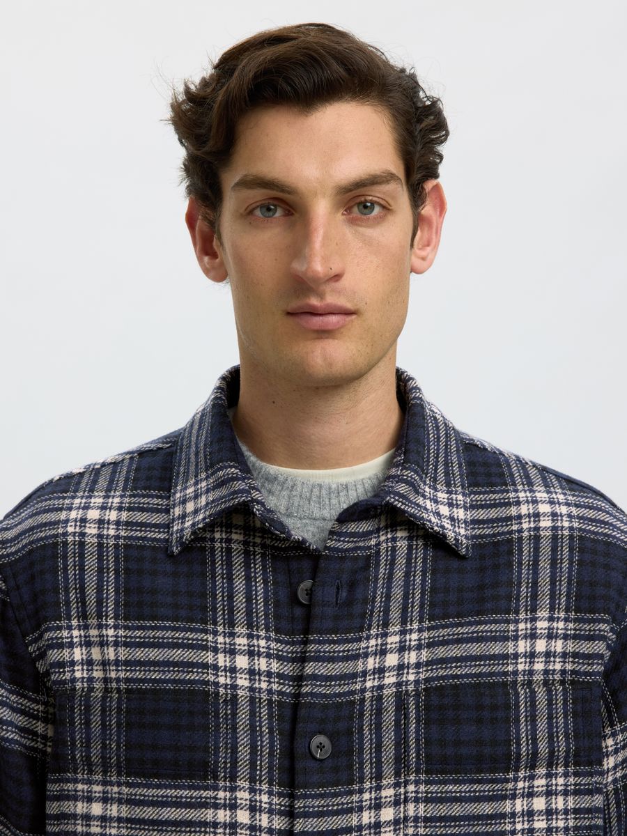 SLMOLE-PABLO WOOL BLEND OVERSHIRT NOOS