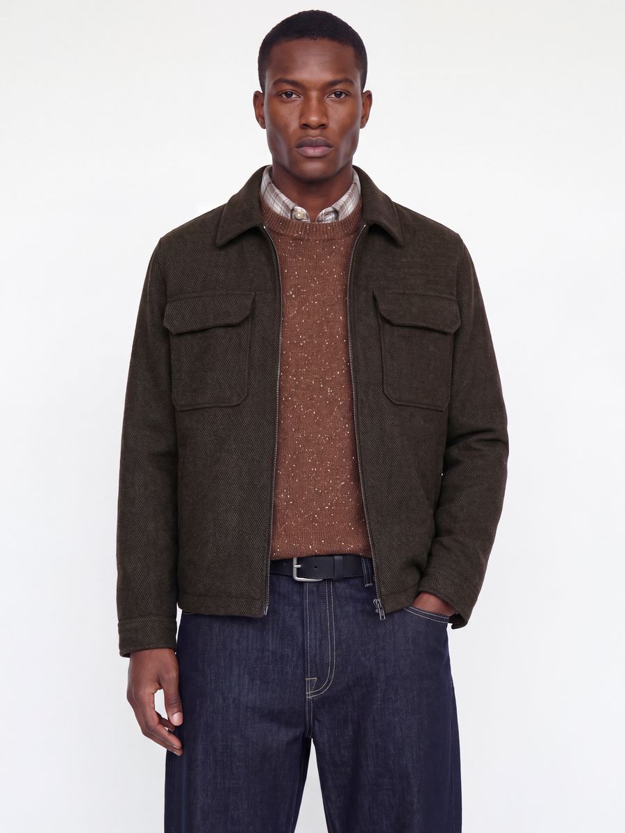 JPRBLUWAKEFIELD WOOL BLEND JACKET SN