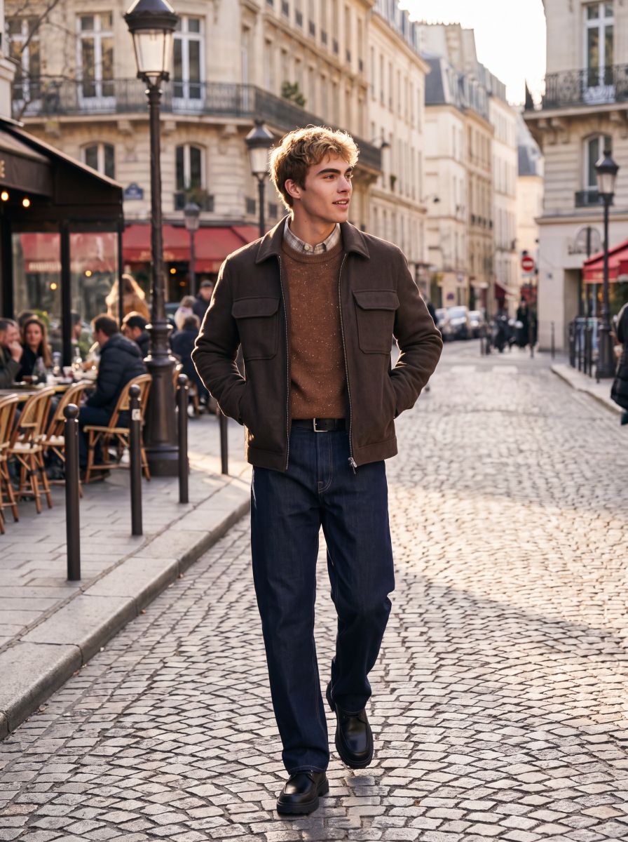 JPRBLUWAKEFIELD WOOL BLEND JACKET SN