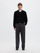 SLMPIM LS KNIT POLO CAMP