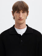 SLMPIM LS KNIT POLO CAMP