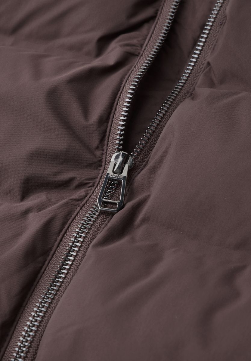 Kurze Jacke mit geklebter Steppung