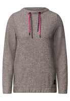 Shirt in Rippstruktur mit Funnel Neck