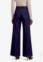 High-Waist Jeans Damen  mit Gürtel