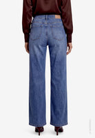 Damen Flared Jeans  mit aufgesetzten Taschen