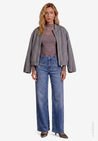 Damen Mesh-Shirt mit Glitzersteinen