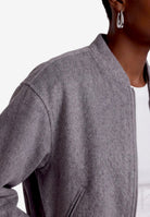 College Jacke Damen  mit Reißverschluss