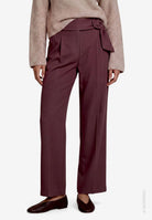 Damen Stoffhose  mit Gürtel