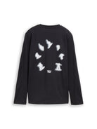 Langarmshirt mit Rückenprint