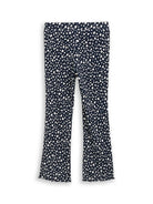 Flared Leggings mit Rippstruktur