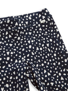Flared Leggings mit Rippstruktur