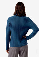 Damen Strickpullover  mit Stehkragen