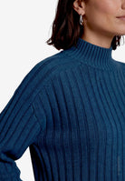 Damen Strickpullover  mit Stehkragen