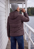Steppjacke mit Kapuze und Zipper