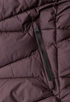 Steppjacke mit Kapuze und Zipper