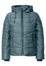 Steppjacke mit Kapuze und Zipper