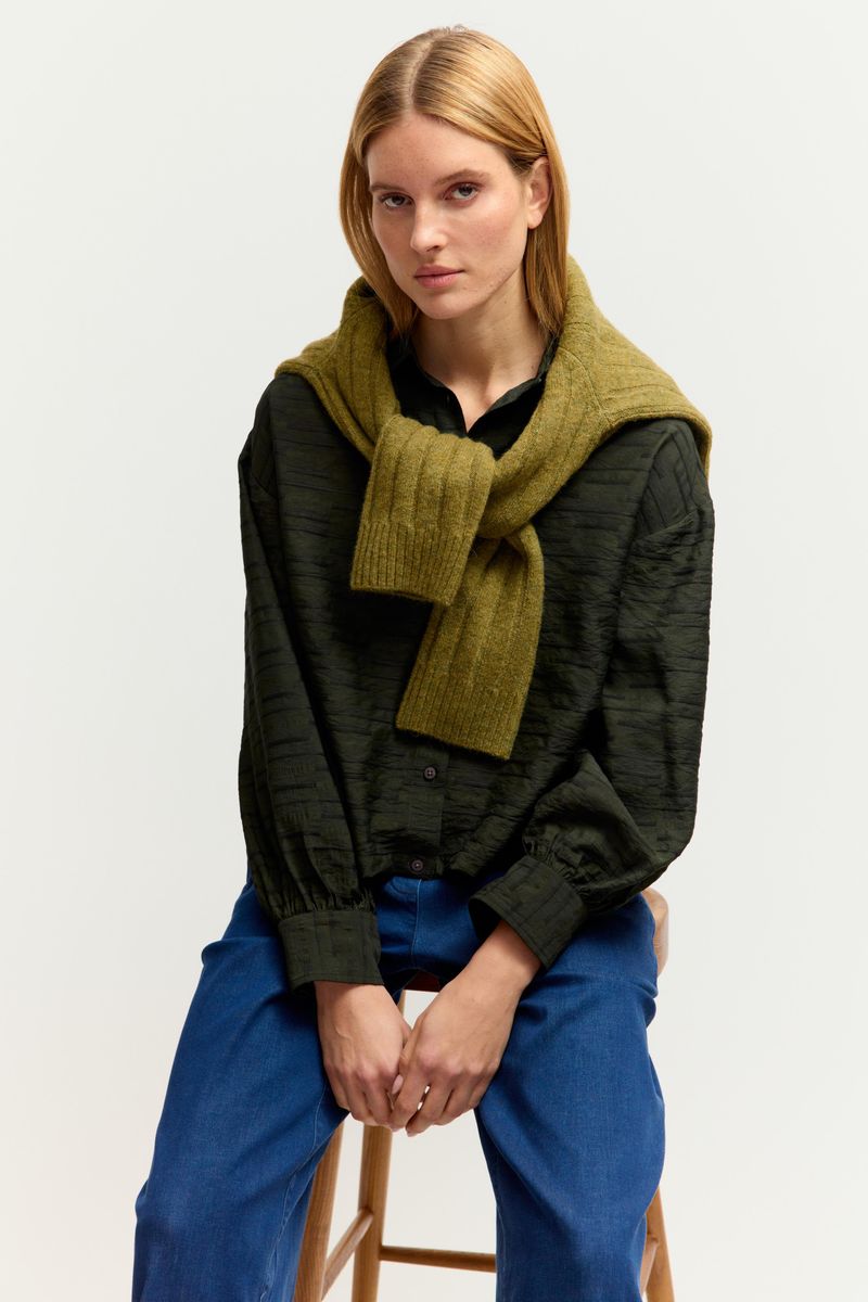 Cozy wide rib Pullover