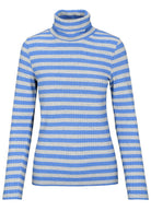 Striped rib Rollneck