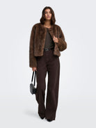 JDYAMY FAUX FUR SHORT JACKET OTW QIQ