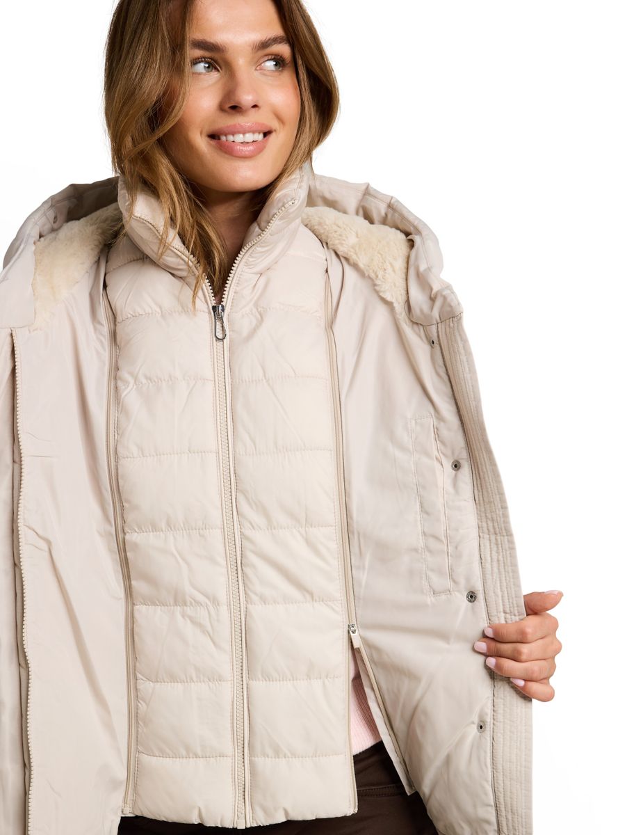 2-in-1 Puffer-Jacke mit abnehmbarem Einsatz
