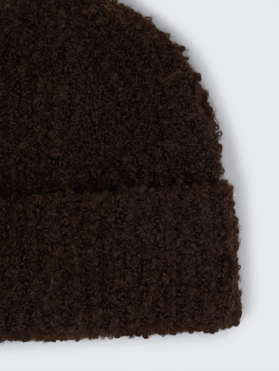 Bouclé Beanie Mütze