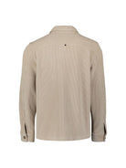 Overshirt Full Button Rib Sweat