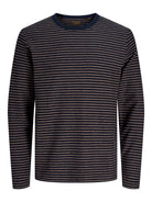 JPRBLUNATHAN STRIPED LS TEE