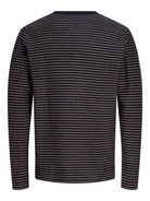 JPRBLUNATHAN STRIPED LS TEE