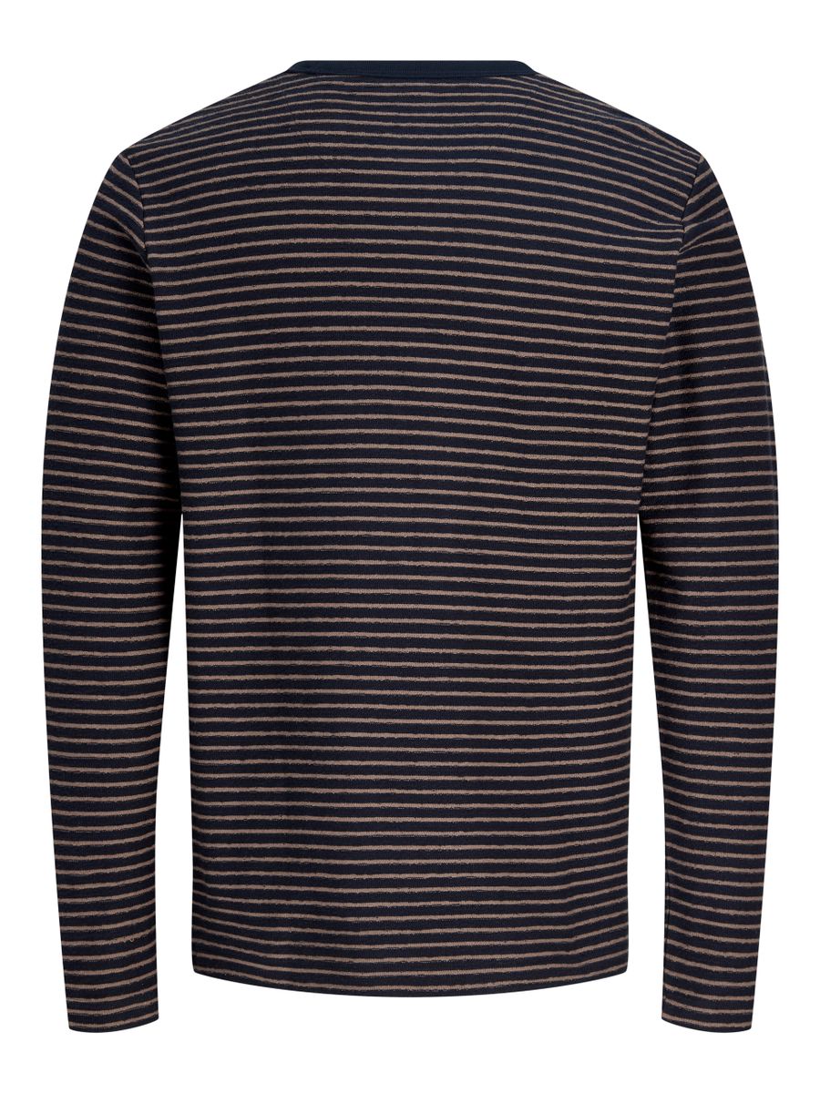 JPRBLUNATHAN STRIPED LS TEE