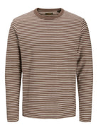 JPRBLUNATHAN STRIPED LS TEE
